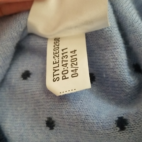 Vineyard Vines Navy Blue Polka Dot Sweater - Picture 7 of 7